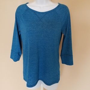 Small 3/4 sleeve pink and blue